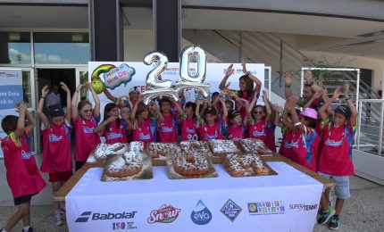 Festa al Foro Italico per 20 anni Tennis Trophy Kinder Joy of Moving