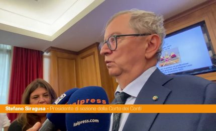 Siragusa (Corte dei Conti) "Nel Lazio confermiamo andamento positivo"