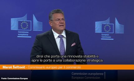 Dazi, Sefcovic "Con l'accordo Usa-Ue evitata guerra commerciale"