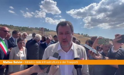 Infrastrutture,  Salvini "Aperti cantieri in Sicilia per 22 miliardi"
