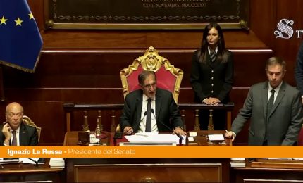 In Senato gli auguri di La Russa a Mattarella per il compleanno