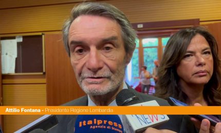 Fontana "Dimissioni Sala? Io garantista sempre, non a giorni alterni"