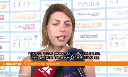 Premio Fair Play Menarini,Vlasic "La gente non si &egrave; dimenticata di me"