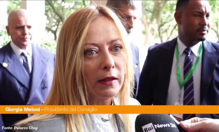 Dazi, Meloni "Base al 15% sostenibile. C'&egrave; ancora da battersi"