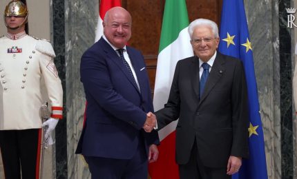 Mattarella riceve il cancelliere austriaco Stocker
