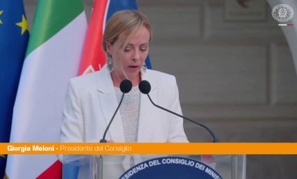 Meloni "Gli algoritmi non sostituiranno cuore, passione e creativit&agrave;"
