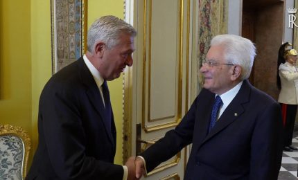 Mattarella riceve al Quirinale l'alto commissario Onu per i Rifugiati
