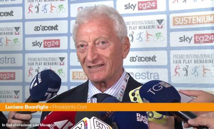 Premio Fair Play Menarini, Buonfiglio "Chi fa sport esempio di valori"