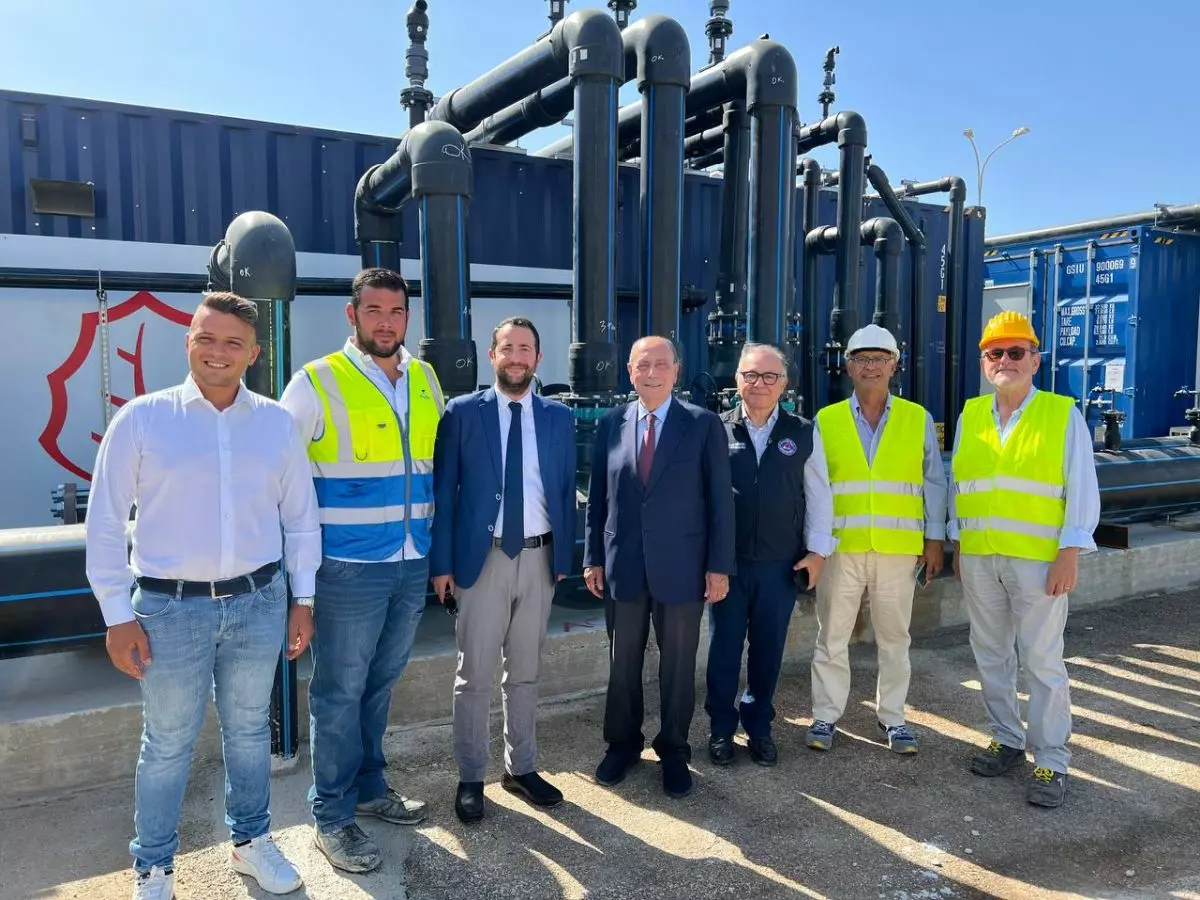 Dissalatori, sopralluogo di Schifani a Porto Empedocle &ldquo;Soddisfatto, i tempi sono stati rispettati&rdquo;