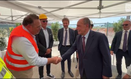 Dissalatori in Sicilia, Schifani visita l'impianto di Gela