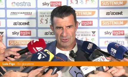 Premio Fair-play Menarini a Figo "Sempre seguito valori sport"