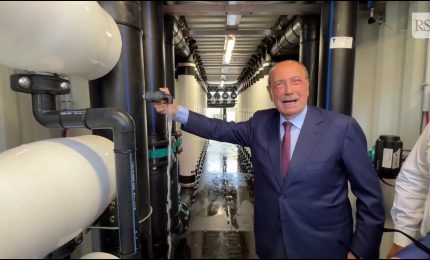 Dissalatori in Sicilia, Schifani visita l'impianto di Porto Empedocle