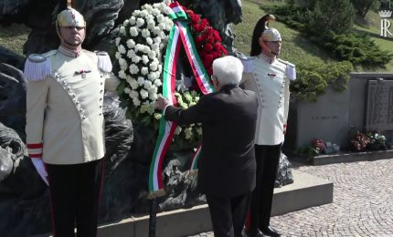 Mattarella commemora le 268 vittime dell'inondazione in Val di Stava