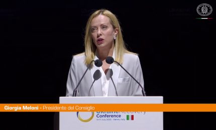 Meloni "Vogliamo un'Ucraina ricostruita, libera e prospera"
