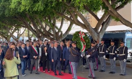 Piantedosi a Palermo commemora Paolo Borsellino e agenti della scorta