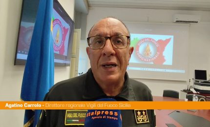 Incendi in Sicilia, Carrolo "In una settimana oltre 3 mila interventi"
