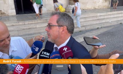 Ucraina, Yurash "Grati all'Italia per la vicinanza e il supporto"