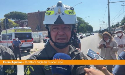 Roma, Vvf "Esplosione dovuta a fuga di gas, non ci sono vittime"