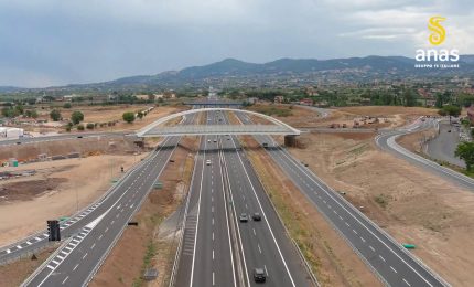 A Roma aperto il nuovo collegamento autostradale A1-Tor Vergata