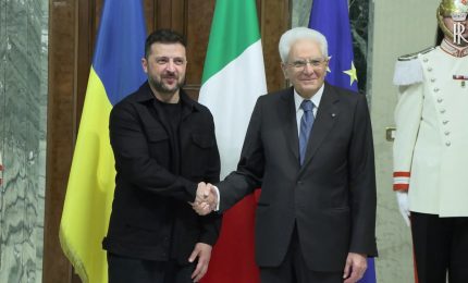 Mattarella riceve Zelensky "Dall'Italia pieno sostegno all'Ucraina"