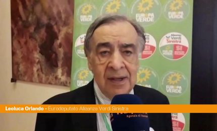 Leoluca Orlando "Bisogna cacciare al pi&ugrave; presto il governo Schifani"