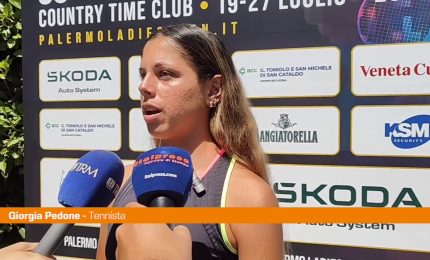 "Palermo Ladies Open", Pedone "Giocare in casa grande emozione"