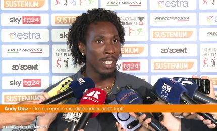 Premio Menarini ad Andy Diaz "Mia storia legata a etica"