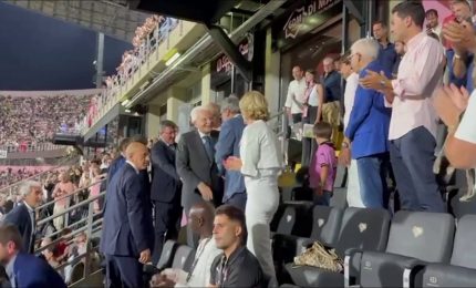 Palermo-Frosinone, in tribuna anche il presidente Sergio Mattarella