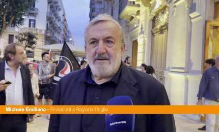 Emiliano "La Puglia non &egrave; indifferente al genocidio dei palestinesi"