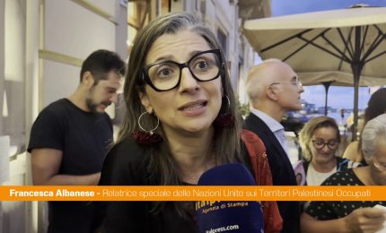 Onu, Albanese "Tutti vogliono la fine del genocidio dei palestinesi"