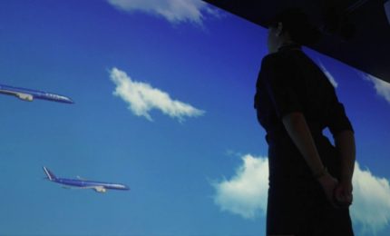 "Ciak si Vola", l'installazione ITA Airways alla Mostra di Venezia
