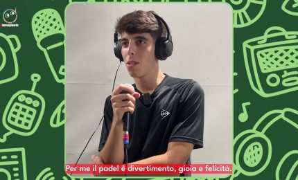 Giuseppe Fino, a 18 anni campione italiano di padel