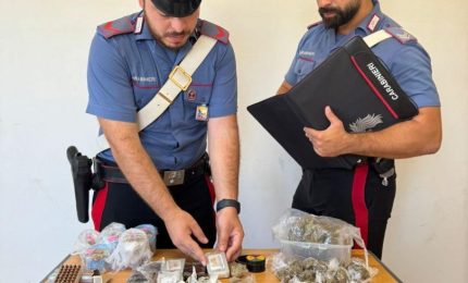 A Sommatino arrestato 23enne per violenza domestica, deteneva anche droga e armi