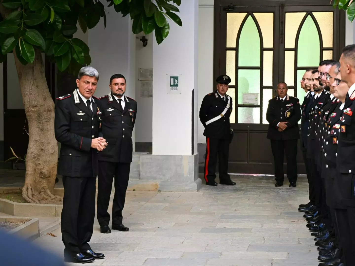 Il Generale Ubaldo Del Monaco in visita a Trapani