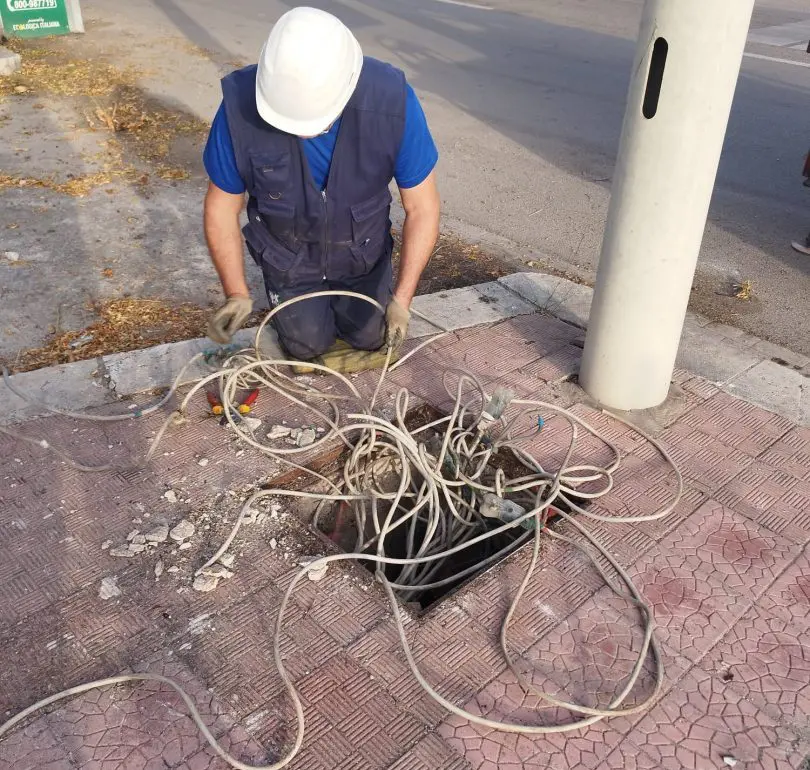 A Palermo furto di cavi, in corso i lavori di ripristino di Amg Energia per l&rsquo;illuminazione di via Padre Massimiliano Kolbe