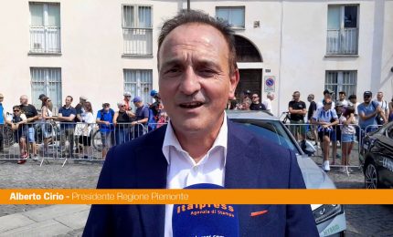 La Vuelta parte da Torino, Cirio "Giornata meravigliosa"