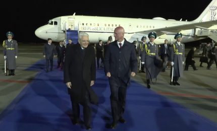 Il presidente Mattarella &egrave; arrivato in Kazakistan