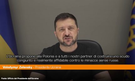 Ucraina, Zelensky "Proponiamo alla Polonia uno scudo aereo congiunto"