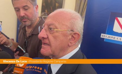 Regionali, De Luca "Per ora solo chiacchiere al vento"