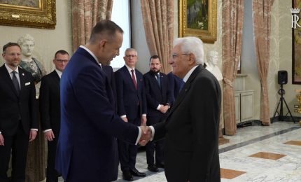 Mattarella incontra il presidente della Polonia Nawrocki