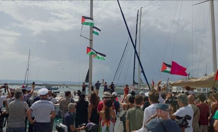 Global Sumud Flotilla, problema tecnico ad Augusta: slitta ancora la partenza delle barche italiane