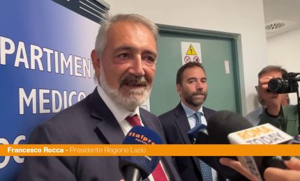 Rocca "Nuova terapia intensiva al Sant'Eugenio di Roma"