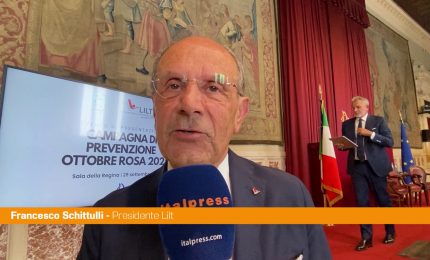 Lilt, Schittulli "Prevenzione arma vincente contro il cancro"