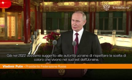 Putin "Se prevale il buonsenso &egrave; possibile porre fine al conflitto"