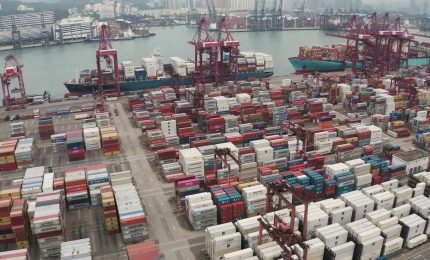 Commercio via container in calo negli Usa