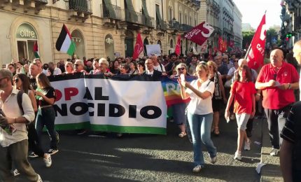 A Catania un migliaio alla manifestazione pro Palestina