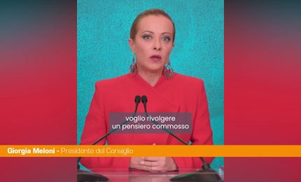 Meloni "Non ci faremo trascinare in una spirale di violenza"