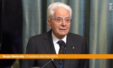 Mattarella "Diritti dei bambini a rischio, a Gaza condizione disumana"