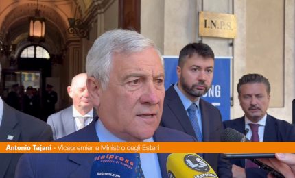 Tajani "Bene il piano Usa per Gaza, spero luce in fondo al tunnel"