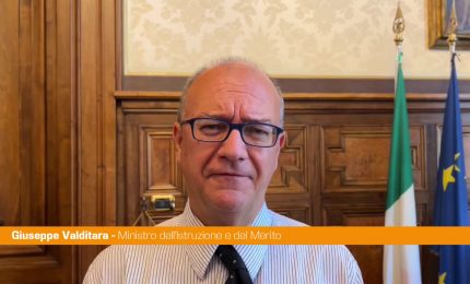 Valditara "Lotta al bullismo essenziale per cultura del rispetto"